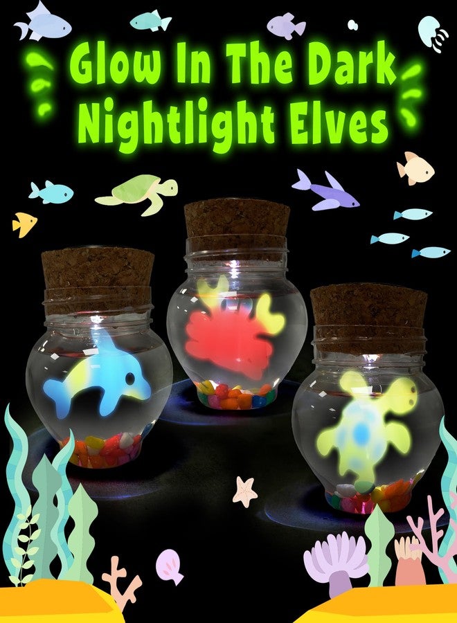 AGENTLAN Magic Water Elf Toy Kit，Aqua Fairy Squishy Making kit with 10 Water gels&8 molds,Magic Jelly elf,Glow in The Dark Water Pets Craft Kits,Sensory Toy Gift Ages 3 4 5 6 7 8 9 - Image 5